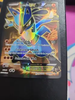 Lucario EX (107 Full Art) 107/111 - XY-Furious Fists - Holo - Pokemon Card LP - Image 5