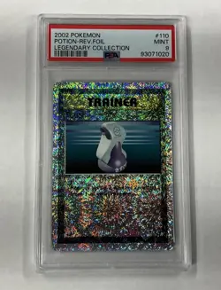 PSA 9 Trainer Potion Reverse Holo Card#110 Legendary Collection Set Pokemon 2002 - Image 1