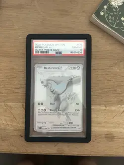 Reshiram EX 173/086 White Flare Hyper Rare Card English Edition PSA 10 GEM MT - Image 1