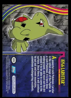 Pokemon Card - Topps Johto League Champions Non Foil Larvitar #246 - Image 2