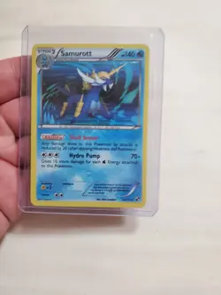 Samurott - 32/114 - Pokemon Black and White Holo Rare Card NM - Image 1