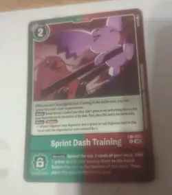 Sprint Dash Training [LM-055] Digimon Card [Limited Card Pack Another Knight] - Image 1