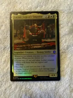 MTG: Fallout #M001 Caesar Legion's Emperor Foil Near Mint Unplayed - Image 1