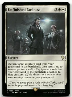 Unfinished Business #259 (NM) Final Fantasy FIC Magic MTG - Image 1