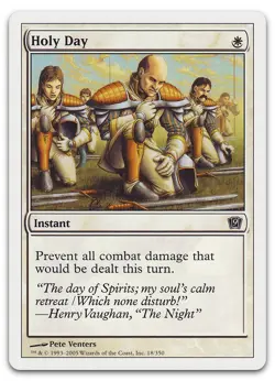 Holy Day #18 (LP) 9th Edition 9ED Magic MTG - Image 1