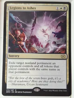 Legions to Ashes - The Brothers' War - Magic the Gathering MTG Nice! - Image 1
