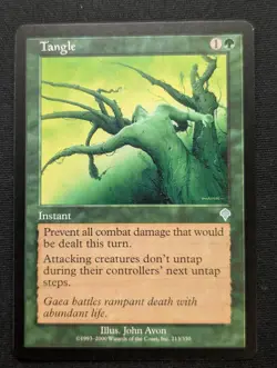 Tangle - Invasion - NM - MTG - Magic the Gathering - Green - Instant - Image 1