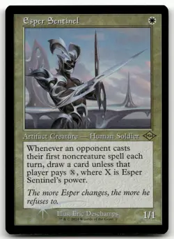 Esper Sentinel (Retro Frame) #2 (Foil) (NM) Modern Horizons 2 MH2 Magic MTG - Image 1
