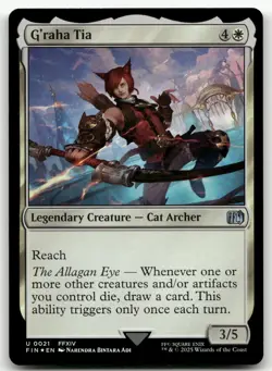 G'raha Tia #21 (Foil) (NM) Final Fantasy FIN Magic MTG - Image 1