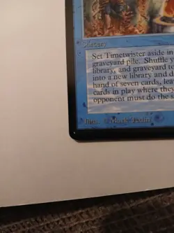Wizards of the Coast Timetwister Beta Rare Blue Sorcery Regular English - Image 2