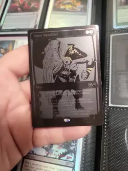 MTG Ajani Steadfast (SDCC 2014 Exclusive) Media Promos Foil NEAR MINT - Image 4