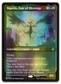 Sigarda, Font of Blessings (Foil Etched) #147 NM March of the Machine Magic MTG - Image 1