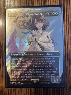 Yuna Grand Summoner - Surge Foil Final Fantasy MTG - Image 1