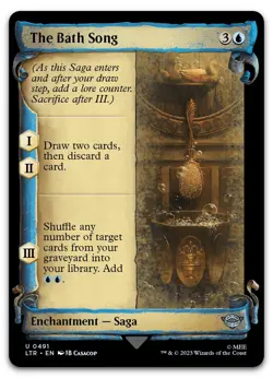 The Bath Song (Showcase Scrolls) #491 (NM) Lord of the Rings LTR Magic MTG - Image 1
