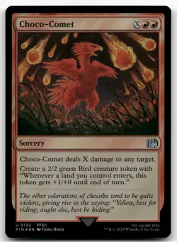 Choco-Comet #132 (Foil) (NM) Final Fantasy FIN Magic MTG - Image 1