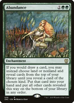MTG Abundance ** Zendikar Rising Commander ** English (NM) - Image 1