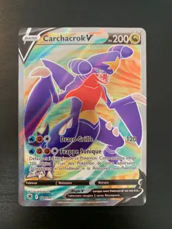 Carte Pokemon : Carchacrok V 178/189 Astres Radieux Francais NEUF - Image 1