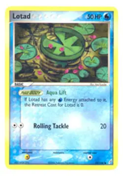 Pokemon - Lotad - 55/100 - Common - EX Crystal Guardians - NM - Image 1