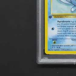 PSA 9 - 1 Edition WOTC Quapsel - Poliwag Pokemon Karte TCG 59/102 Base Set /Z73 - Image 5