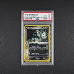 PSA 8 - Dark Magneton Pokemon Karte 39/109 Reverse EX Team Rocket Returns /Y49 - Image 2