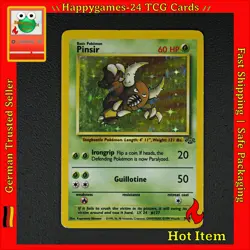 Pinsir - Pokemon Karte TCG WOTC 9/64 Rare Holo Dschungel /U57 - Image 1