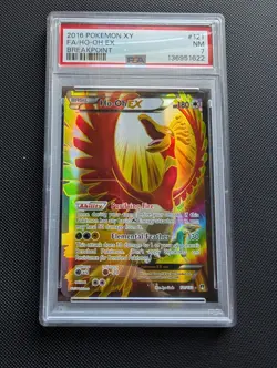 Ho-Oh 121 FUll Art XY Breakpoint Full Art Graded PSA 7 Vintage English 2016 - Image 1