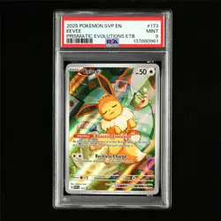 PSA 9 MINT 2025 Pokemon ENG Eevee H SVP EN 173 Promo - Image 2