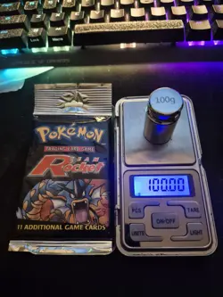 HEAVYU! 21.2g! Pokemon WOTC Team Rocket 🚀 Booster Pack 742818061766 - Image 3