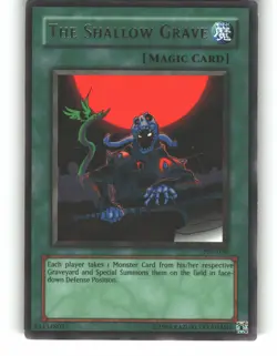 The Shallow Grave DB1-EN090 Common / Short Print Dark Beginning 1 Yu-Gi-Oh MP - Image 1