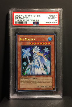 Ice Master 1. Edition | Secret Rare | 2008 TDGS | PSA 10 Gem Mint | Yu-Gi-Oh - Image 1