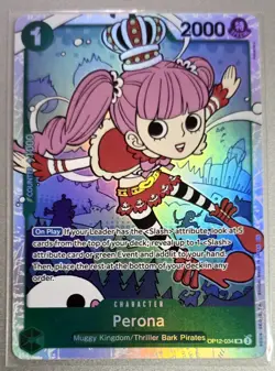 Perona OP13-034 Super Rare Legacy Of The Master One Piece TCG NM - Image 1
