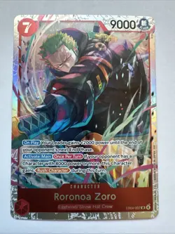 One Piece Roronoa Zoro EB04-007 SR ENGLISH OP15 - Image 1