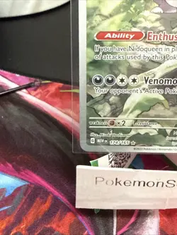 Pokemon TCG Nidoking 174/165 Scarlet & Violet 151 Illustration Rare NM Condition - Image 5