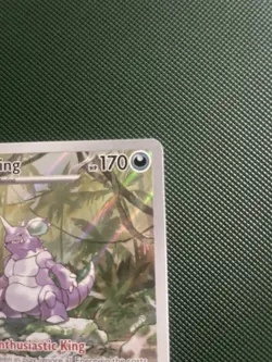 Pokemon TCG Nidoking 174/165 Scarlet & Violet 151 Illustration Rare NM Condition - Image 3