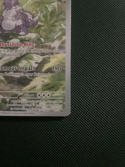 Pokemon TCG Nidoking 174/165 Scarlet & Violet 151 Illustration Rare NM Condition - Image 5