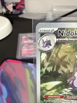 Pokemon TCG Nidoking 174/165 Scarlet & Violet 151 Illustration Rare NM Condition - Image 2