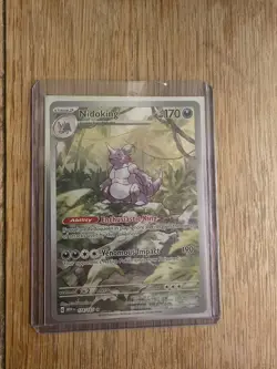 Pokemon TCG Scarlet & Violet 151 Illustration Rare Nidoking Card 174/165 - Image 5