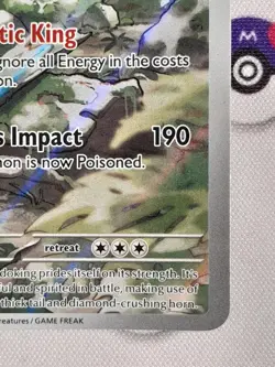 Pokemon Nidoking 174/165 TCG Scarlet Violet-151 Illustration Rare Card - Image 4