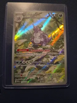 Pokemon Nidoking TCG Scarlet Violet-151 Illustration Rare Card 174/165 - Image 1