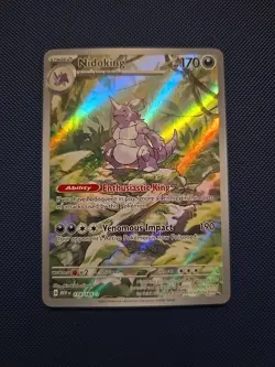 Pokemon Nidoking TCG Scarlet Violet-151 Illustration Rare Card 174/165 - Image 2