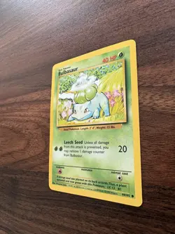 Bulbasaur - 44/102 - Pokemon Base Set Unlimited Card WOTC LP - Image 4
