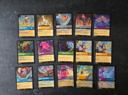 39 Disney Lorcana Super Rare Foil Trading Card Game Lot Winterspell Fabled - Image 2