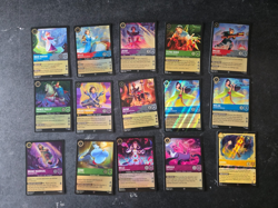 39 Disney Lorcana Super Rare Foil Trading Card Game Lot Winterspell Fabled - Image 3