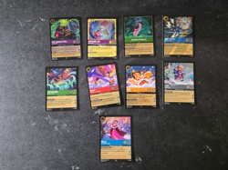 39 Disney Lorcana Super Rare Foil Trading Card Game Lot Winterspell Fabled - Image 4