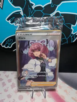 Pokemon Card Klara SWSH302 Black Star Promo SEALED NM - Image 1