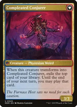 Captive Weird // Compleated Conjurer - Foil - MTG Cards Shop - Image 2