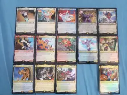 FOIL Transformers MTG Set 14/15 cards The Brothers' War Nm/M With Tokens - Image 2