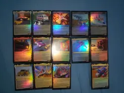 FOIL Transformers MTG Set 14/15 cards The Brothers' War Nm/M With Tokens - Image 4