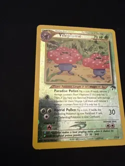 Vileplume Southern Islands English Pokemon TCG Card 17/18 Holo Rare - Image 3
