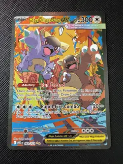 Pokemon TCG Mega Kangaskhan EX 182/132 Sir Secret Rare Card English Edition - Image 1